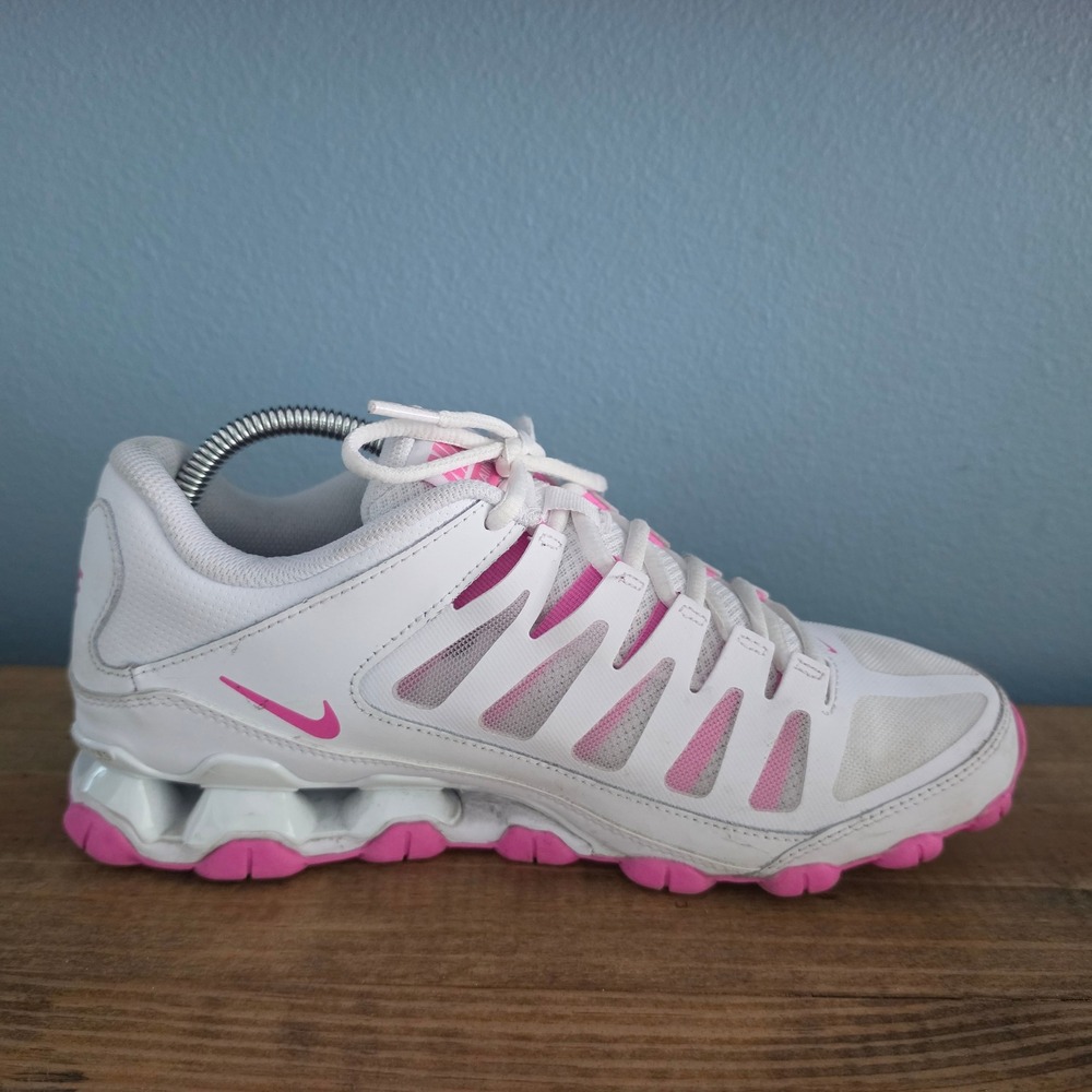 Nike Womens Reax Training Shoes White Pink Running Sneakers Size 9.5 US - Picture 8 of 10